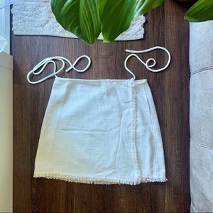 🌴 Billabong Wrap Skirt Cha Cha Fringe Trim